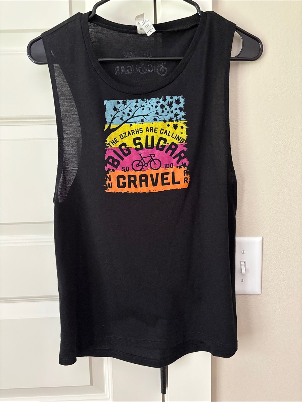 Big Sugar Gravel Black Graphic Tank Top